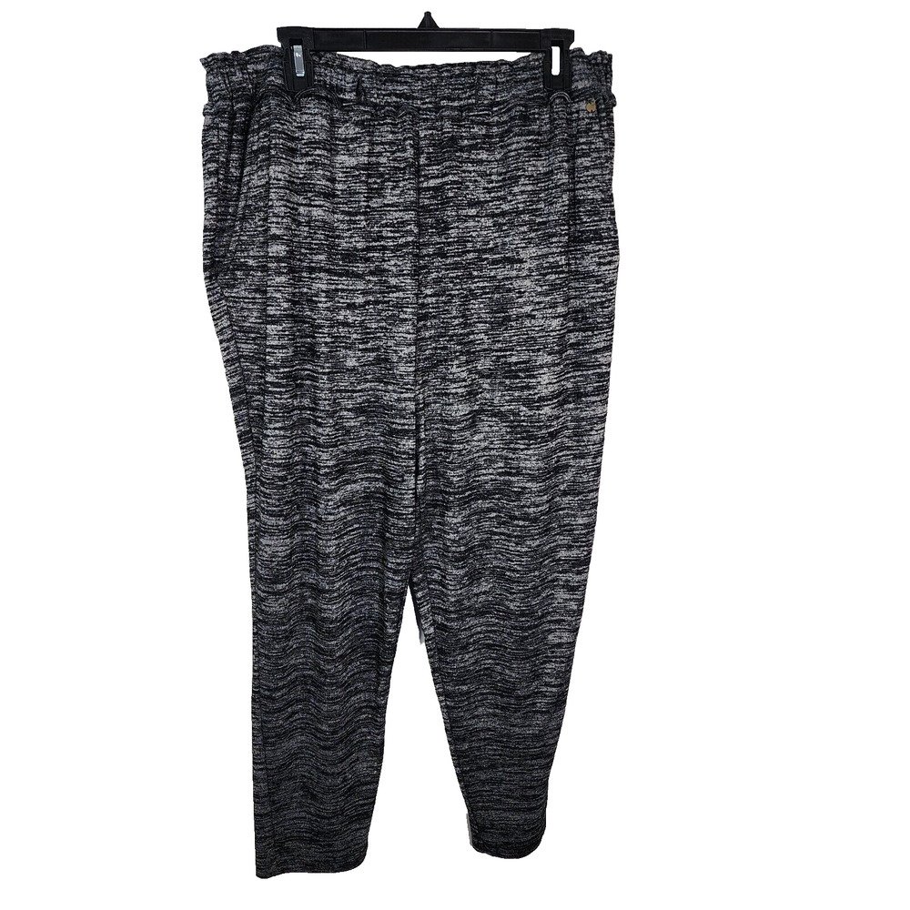 Lucky Brand Womens Lounge Pant Size Large Drapey Pull On Knit Marled Pockets
